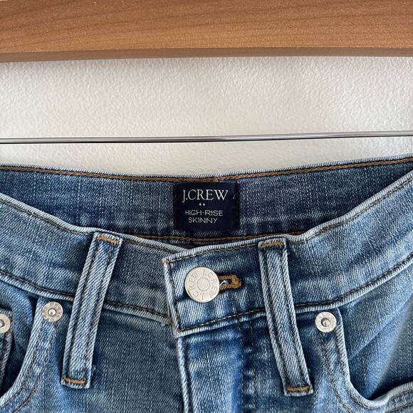 J. Crew High Rise Skinny Jeans Blue 26 - Picture 6 of 12